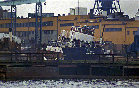 Sjhsten III skrotas i Landskrona 1984-11-06