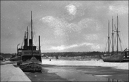 Victoria i Nykpings hamn, Nykping ca 1915