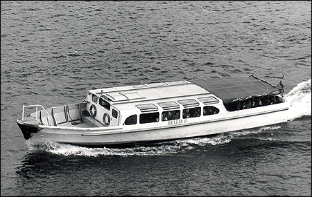 Delfin II p Riddarfjrden, Stockholm 1973-06-16