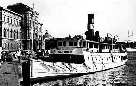 Waxholm vid Strmkajen, Stockholm 1955