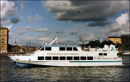 August Lindholm p� Str�mmen, Stockholm 1991-07-11