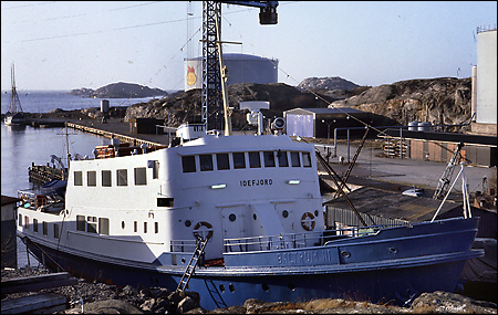 Idefjord p slipen i Skrhamn 1983-01-23