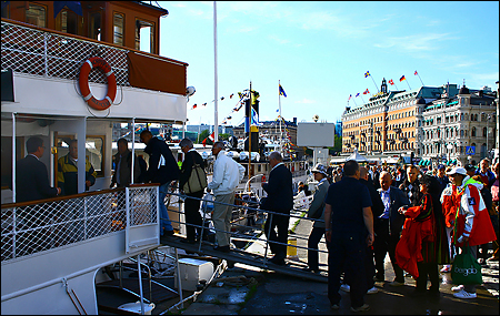 Embarkering vid Norrskär.