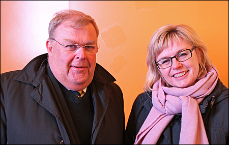 Rederichef Anders Werner och gudmor Ann-Mari Nilsson.