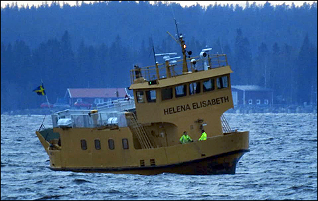 Helena Elisabeth fick maskinhaveri kl. 19.11 vid färd från Holmön mot Norrfjärden.