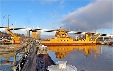 Linea nedanf�r den avst�ngda Dalbobron