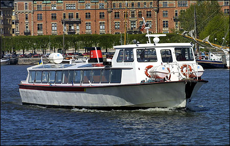 Delfin X vid Skeppsholmen, Stockholm 2002-05-11