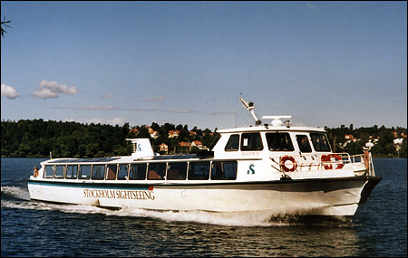 Delfin X vid Ekensberg, Stockholm 1990-08-10