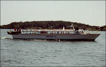 Delfin IX p S:a Vaxholmsfjrden, Vaxholm 1982