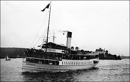 Express vid Valdemarsudde, Stockholm ca. 1909