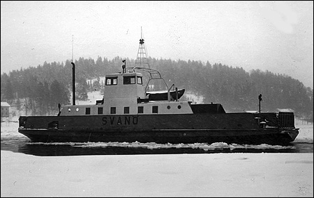 Frja 61/191 som Svan i Svansundet, Kramfors 1958-02