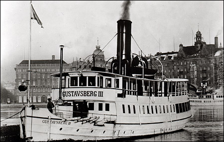 Gustavsberg III vid Skeppsbron vintern 1925-1926