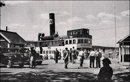 Saxaren vid Linans i slutet av 1930-talet