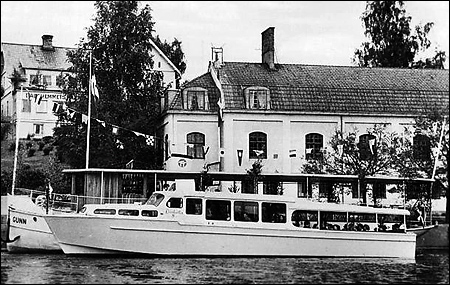Lisskulla III vid kajen i Leksand p 1950-talet