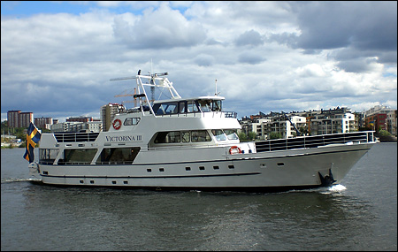 Victorina III i Hammarbykanalen, Stockholm 2007-08-18