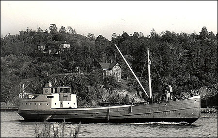 Linda II utanf�r Blockhusudden, Stockholm 1969-07-25