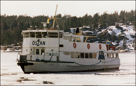 Östan i isen vid Sippsö 1984-04-05