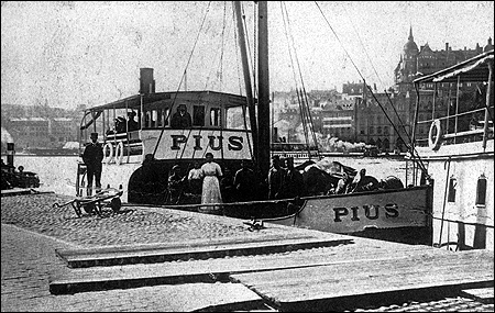 Pius vid Riddarholmen, Stockholm ca. 1900