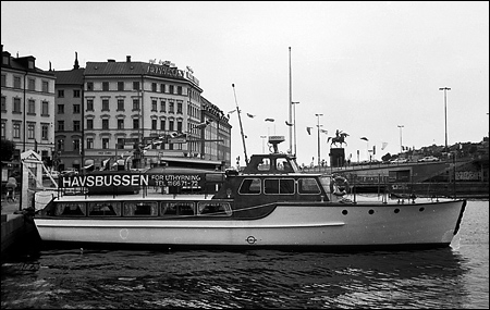 Havsbussen vid Kornhamnstorg, Stockholm 1992-07-12