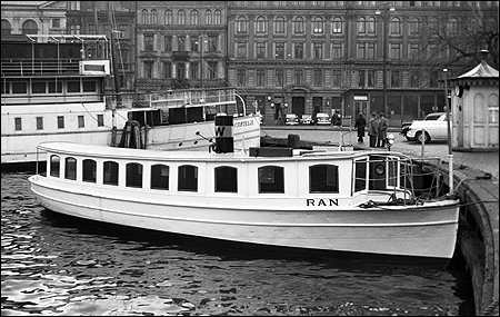 Ran vid Nybroplan, Stockholm 1950