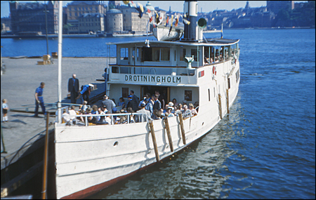 Drottningholm vid Stadshusbron, Stockholm 1947