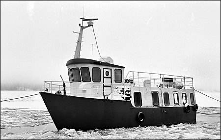 Vätterön vid Dockstavarvet AB, Docksta 1986-01-19